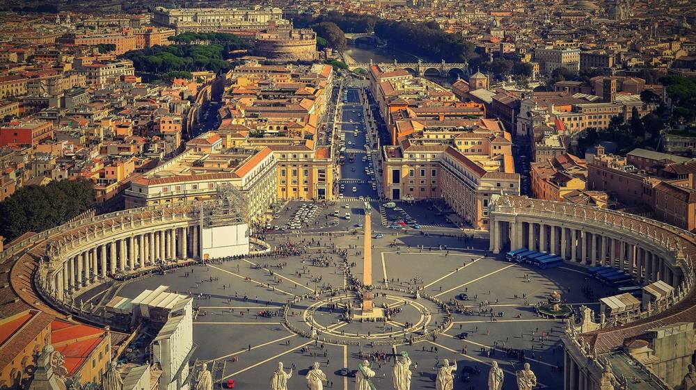 Roma Vatikan Italya Aziz Petrus Meydani St. Peter's Square